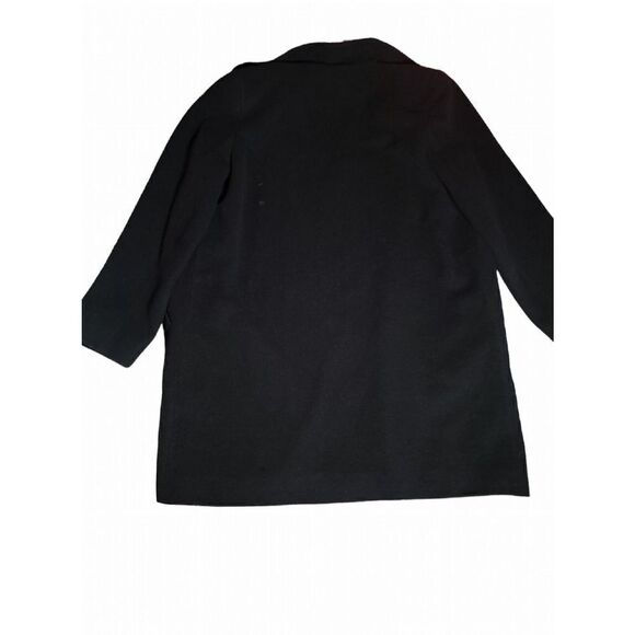 Vintage Pendleton Coat Trench Wool Cashmere Black Full Zip Mid-length Women’s 8 - Picture 9 of 10